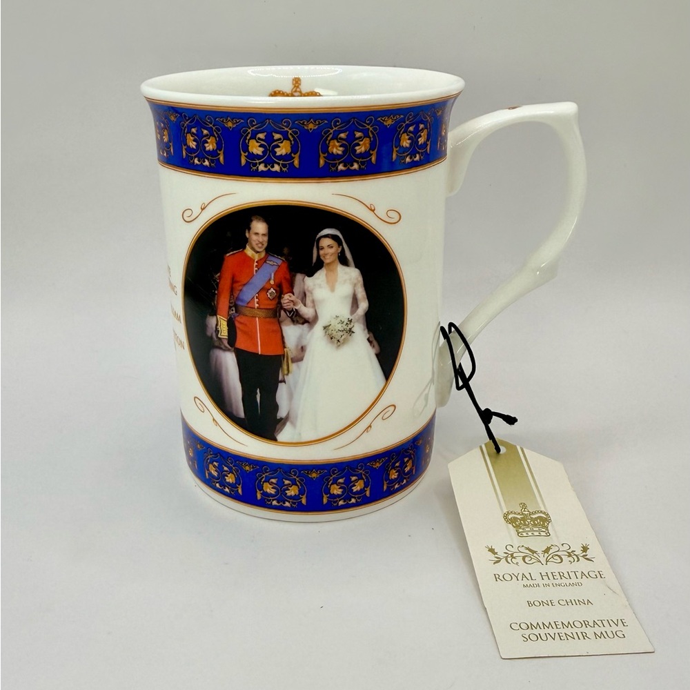 Royal Heritage Coffee Mug Royal Wedding April 29 2011 Bone China Made In England